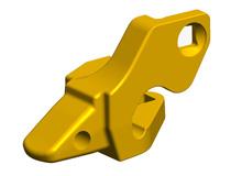 Zahnhalter Eck zum Anschrauben, Links ( Lader )