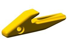 Zahnhalter zum Anschrauben BOTTOM STRAP, Links - Bagger J350