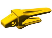 Zahnhalter zum Aufschweißen 2-STRAP, Mitte ( Lader )