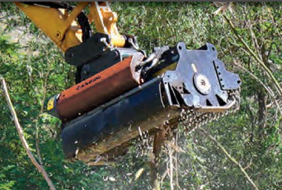 Mulcher 1,5 - 4,5 Tonnen Maschinengewicht, Breite 200 mm