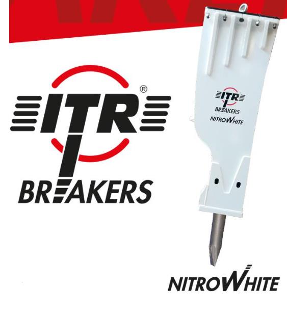 Hydraulikhammer NitroWhite UNH56 für Maschinen 2,5 bis 4,5 Tonnen
