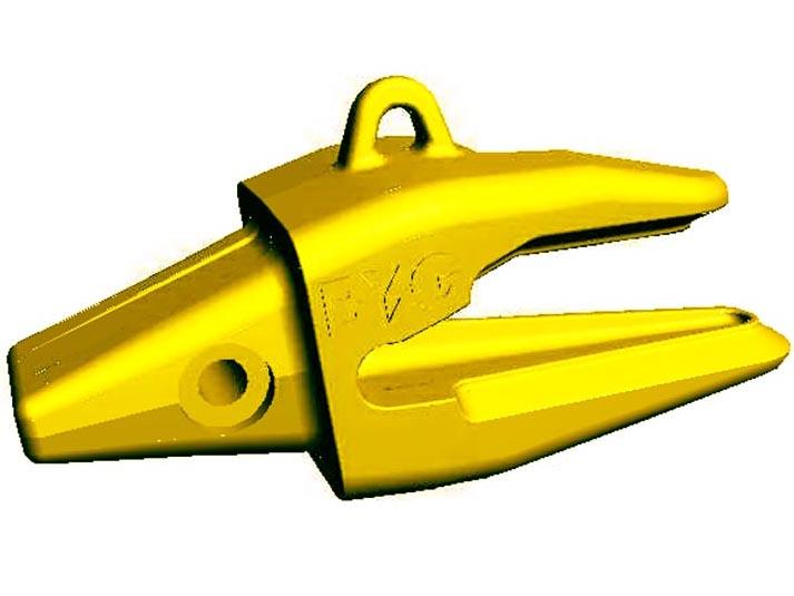 Zahnhalter zum Aufschweißen 2-STRAP, Mitte - Lader J550