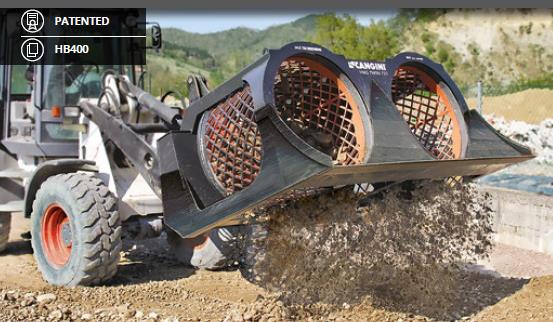 Siebtrommel Multiscreening Twin für Frontanbau