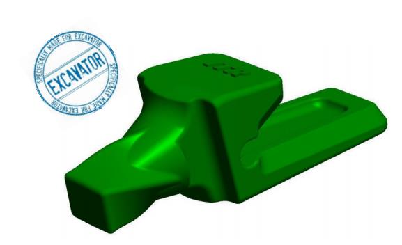 Zahnhalter V19 - Bagger, BOTTOM STRAP