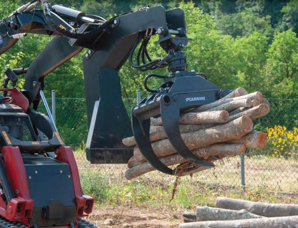 Holzgreifer Frontanbau für Radlader, Teleskoplader, Mini-Frontlader, Skidloader